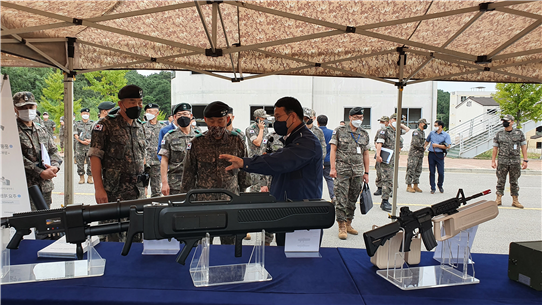 삼정솔루션 육군 1군단의 도시지역작전 시범식교육에 참석하다.